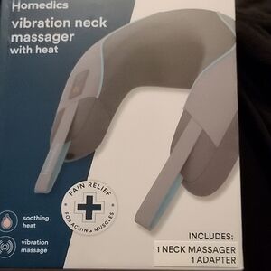 Homedics Gray and Blue Neck Massager with Heat